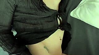 hot belgian eagerly awaits partner's return home