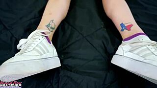 Hey, watch this petite brunette cutie Katie Kingerie deepthroat and swallow every drop?