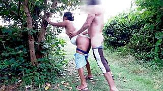 hey, wanna join me in the bushes to fuck my asshole like a real whore with that big cock?