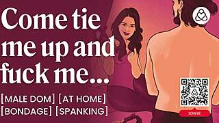 Intriguing ASMR audio where male dom binds and edges his submissive friend in erotic roleplay