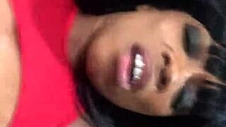 fresh face ebony milf experiences the italian machine in interracial pov action with cumshot climax