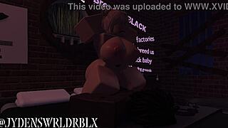 Blonde Seeks Monster BBC in Hood Interracial Sex