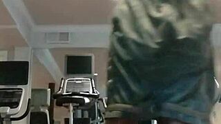 i workout solo in gym with athletic roommate at dorm