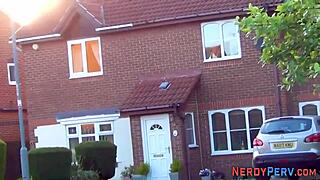 British slut, are you ready to suck this nerd's cock like a pro?