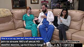oh wow ditria rose just gets that creampie from the doctor in pov