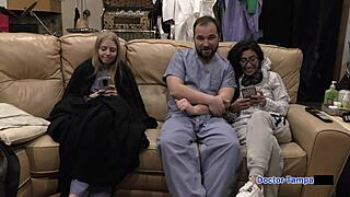 hey jasmine rose, time for your cheerleading physical exam as a bratty orphan patient