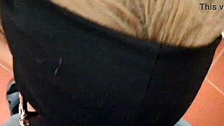 Ever wondered how a blonde milf in glasses deepthroats a monster cock pov style until swallowing every drop?