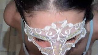 sailor girl alisa strokes hubby cock sensually until massive facial cumshot covers her