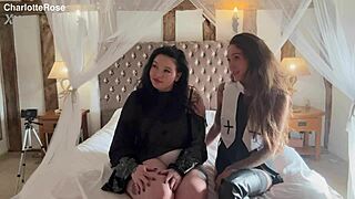 hey we got wild in halloween roleplay with cum swapping and dirty group fun