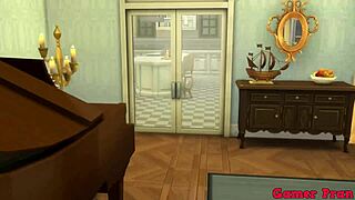 mature beauty hints at deepthroating young cock with handjob and blowjob