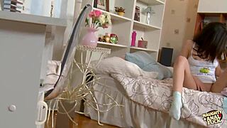 Two Young Angels Fuck Like Nasty Pro Sluts In Their Tight Asses With Doggystyle Intensity!