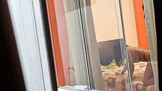 Why is Mexican nurse Miranda riding her lover so sensually with the window open for all to spy?