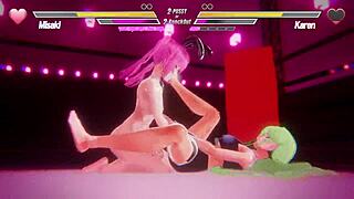 Chatting about the latest lesbian battle episode 6