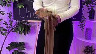 Oh, nylon club - sisi look pantyhose, uh, so sexy...