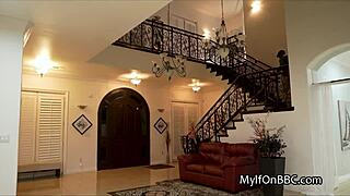 Bored cougar discovers thrilling huge BBC surprise at home