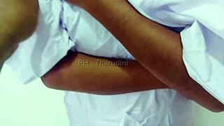 fucking this hot girl after class, then cumming right on her tight pussy