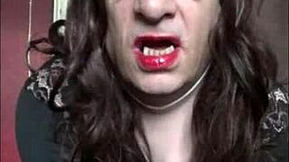 bisexual crossdresser craves you pounding his ass while he strokes his cock, ending in cum swallowing and intense homemade action