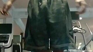 i workout solo in gym with athletic roommate at dorm