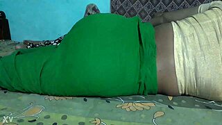 indian housewife sanjana displays big ass in homemade anal closeup scene