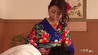 seductive japanese beauty ayumi shinoda teases with her allure in this asian blowjob scene