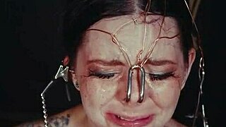 Why punish this emo bondage whore with face tying and piss?!