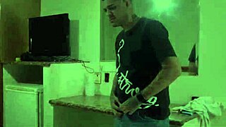 entered my room and found a latina bent over on my bed, got hard and pounded her tight ass deep