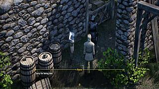 i lets play the stripped backlash game in part 5 with hot blowjob and cumshot action