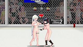 Intense Emotions in Princess of the Ring 2 Natasha vs Sayuri Fight