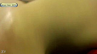 Blonde russian girl flashes panties in upskirt view while wearing skirt for teasing fun