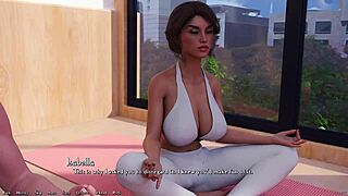 Why does yoga invite turn into boner fest with sexy girls in tight pants?