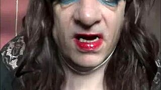 bisexual crossdresser craves you pounding his ass while he strokes his cock, ending in cum swallowing and intense homemade action