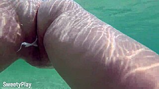 oh, creampie whore swimming underwater is so fun