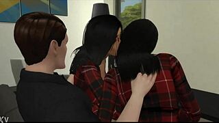 m khalifa & v myers big ass big tits latina threesome anal adventure