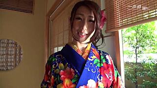 seductive japanese beauty ayumi shinoda teases with her allure in this asian blowjob scene
