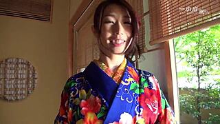 seductive japanese beauty ayumi shinoda teases with her allure in this asian blowjob scene