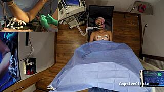 Are you ready to see me taken and humiliated as a tanned nurse with gloves and vibrator in this gaping hospital scene?