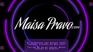 Maisa pravo in cosplay dominating submissive with anal play