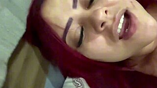 redhead amateur with big natural tits available for video call