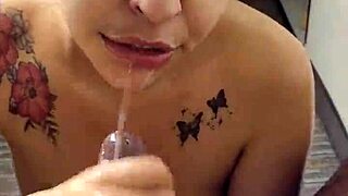 Damn, Alix Avery Is A Cute Dick Sucking Pro In This Blowjob Scene!