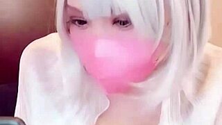 What Happens When Masked Beauty Crossdresses And Masturbates On Live Stream In Cute Outfit?