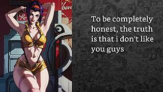 Will you submit as Faye Valentine turns you into a public anal whore with sissification and humiliation outdoors?