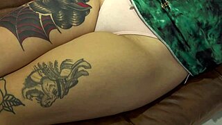 Chubby Latina Slut's Cameltoe Close-Up