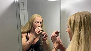 Check out this full crossdressing transformation into a hot shemale