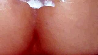 Young Couple Enjoys Close-Up Bedroom Anal Sex With Ass And Pussy Fucking As Amateur Homemade Wife Action