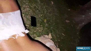 Scarlet Taylor and busty ebony Juliana share dicks in 4some with handjob cowgirl riding and blowjob action