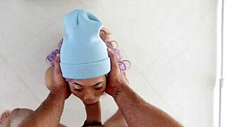 in everyday vibes, the little asian skank with small tits hops on that monster cock, riding hardcore with blowjob moves in high definition thrill.