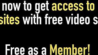 Watch clit-pierced cowgirl Shelby Paris ride Miles Long's throbbing cock wildly!