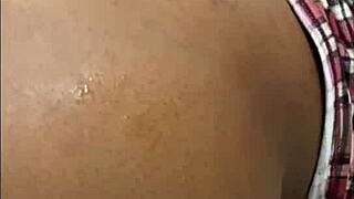 why does jackboy keep farting on that fat ebony bbw's pussy and ass during amateur homemade fucking with big black cock?