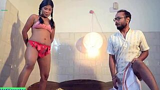 Hey, check out this 18-year-old cute student getting wild with her naughty teacher in real action