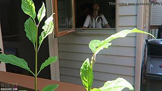 Nikki gets fucked from behind hard